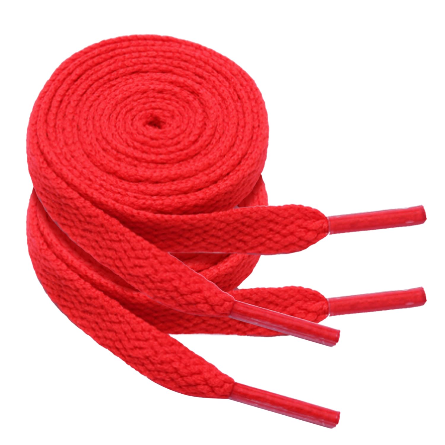 2 double oval sneaker laces 0.64 cm wide semi-circular 139.74 cm - 182.88 cm laces for sneaker strings