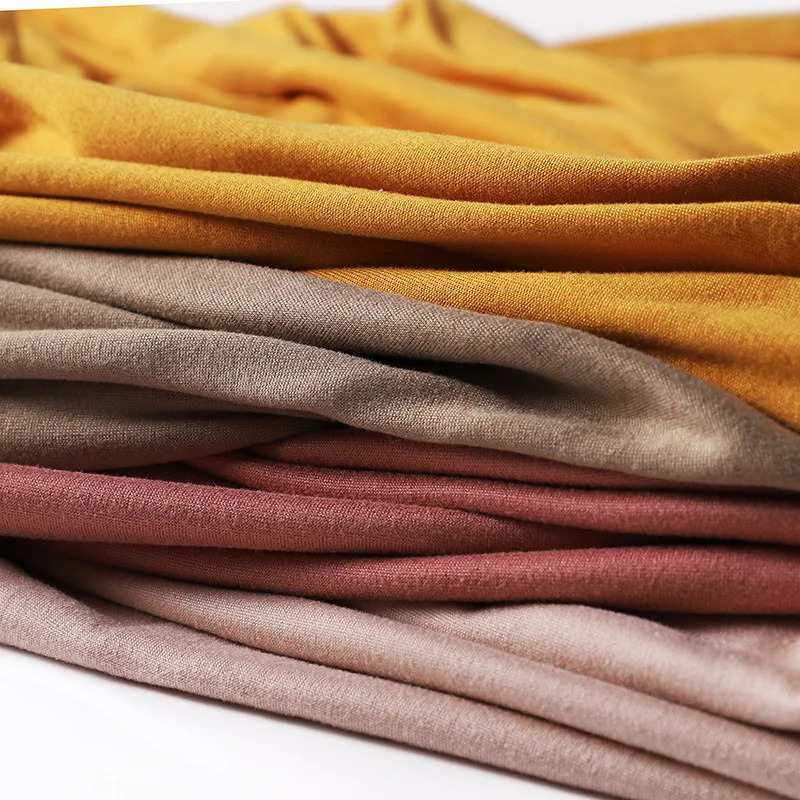 75 * 175cm thick premium Jersey headscarf womens headscarf winter scarf Muslim womens headscarf veil Islamic shawl 240710