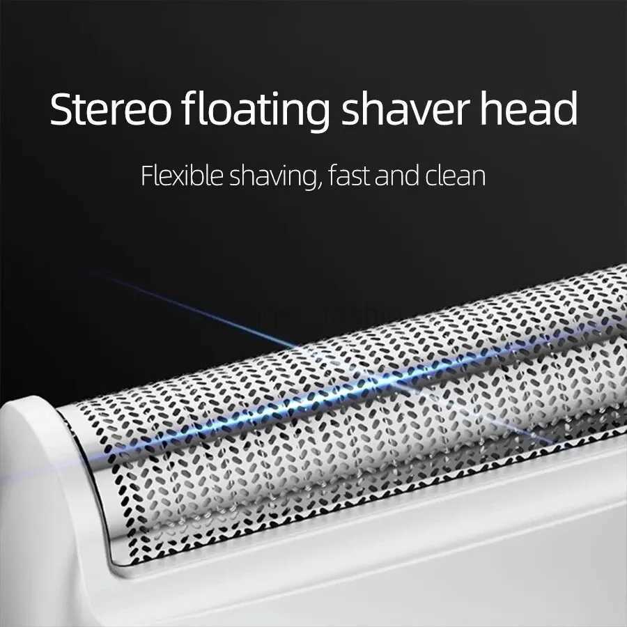 Electric Foil and Bald Shavers Men Blade with Rechargeable Beard ShaverB240709