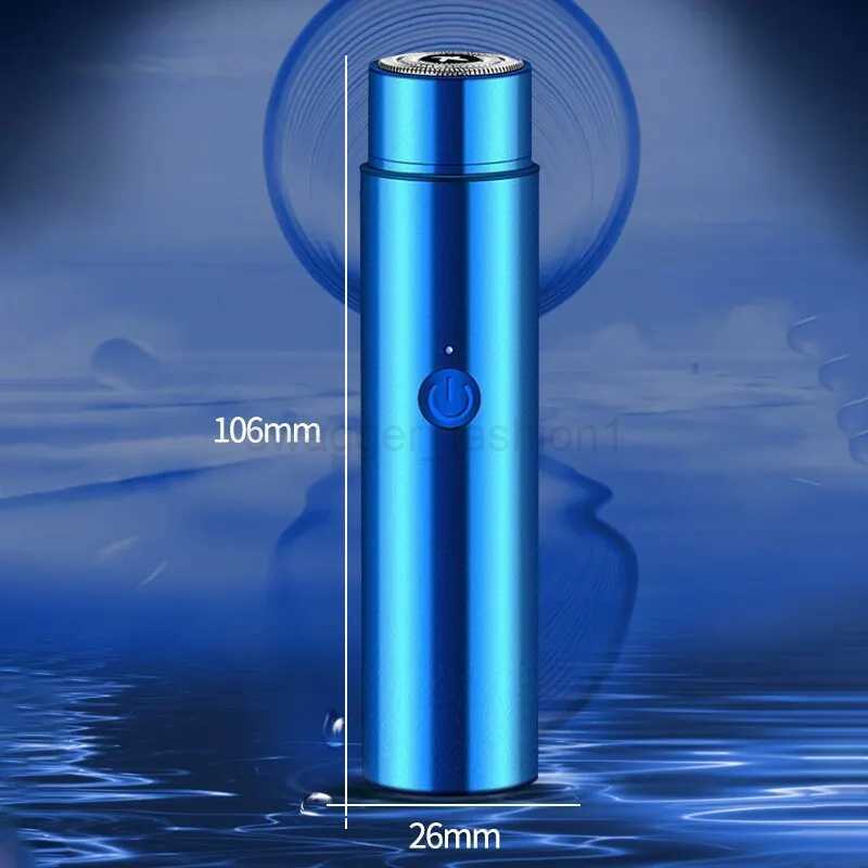 Mini USB Electric Shaver Long Lasting Rechargeable Razor Epilator Portable Washable Car Rechargeable Shaver ToolsB240709