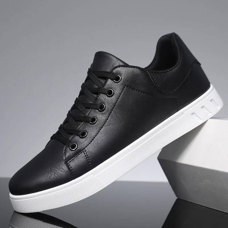 Fashion Mens PU Leather Casual Shoes Summer Lightweight Comfortable Platform Shoes Loafers Male British Flats Shoe Sneakers 240718