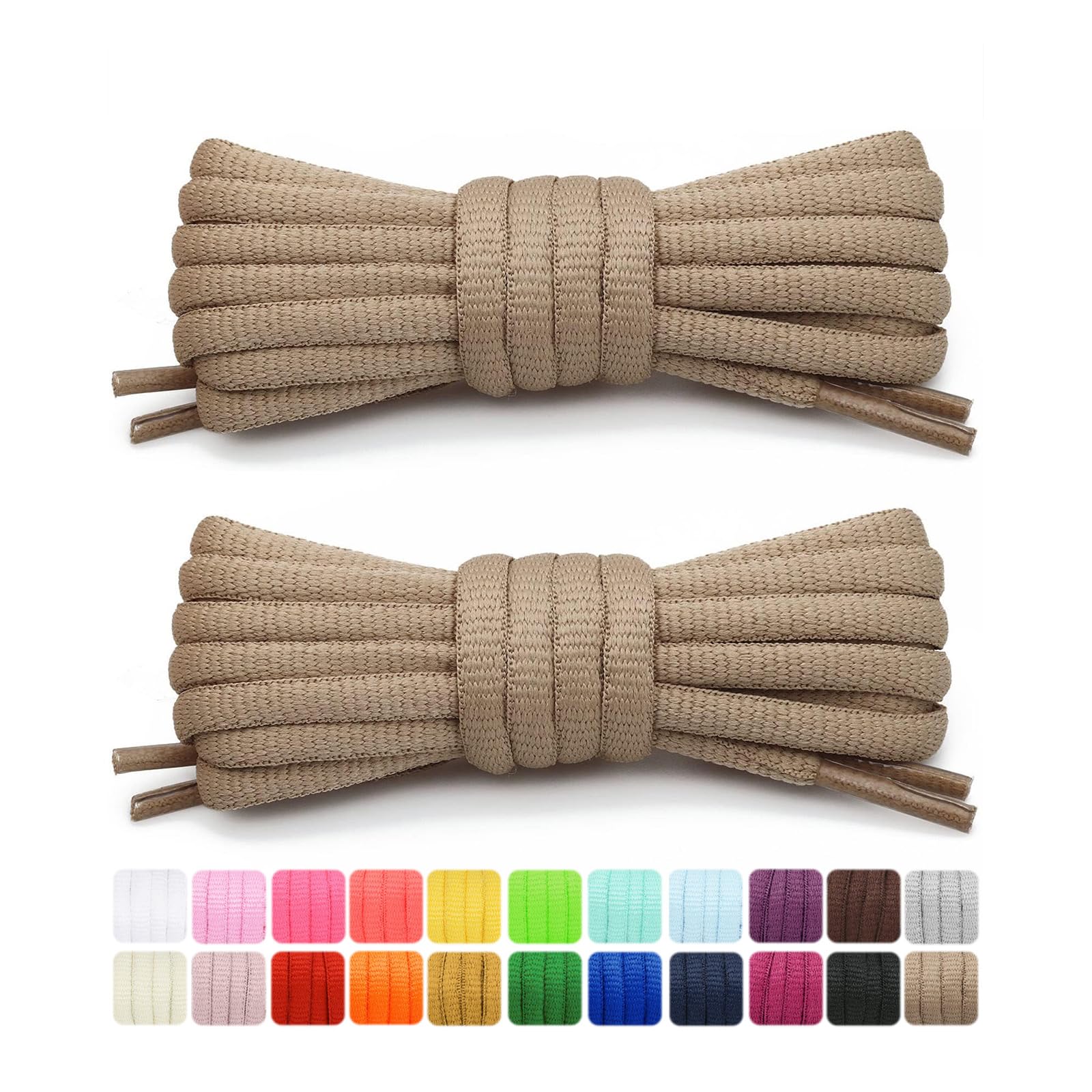 2 Pcs Flat Shoe Laces Sneakers Sneaker Laces Thick Shoe Rope