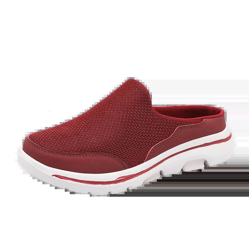 Big Size 47 48 49 Summer Men Half Shoes Slippers Slides Slip On Shoes Women Mesh Breathable Soft Comfortable Drop 240718
