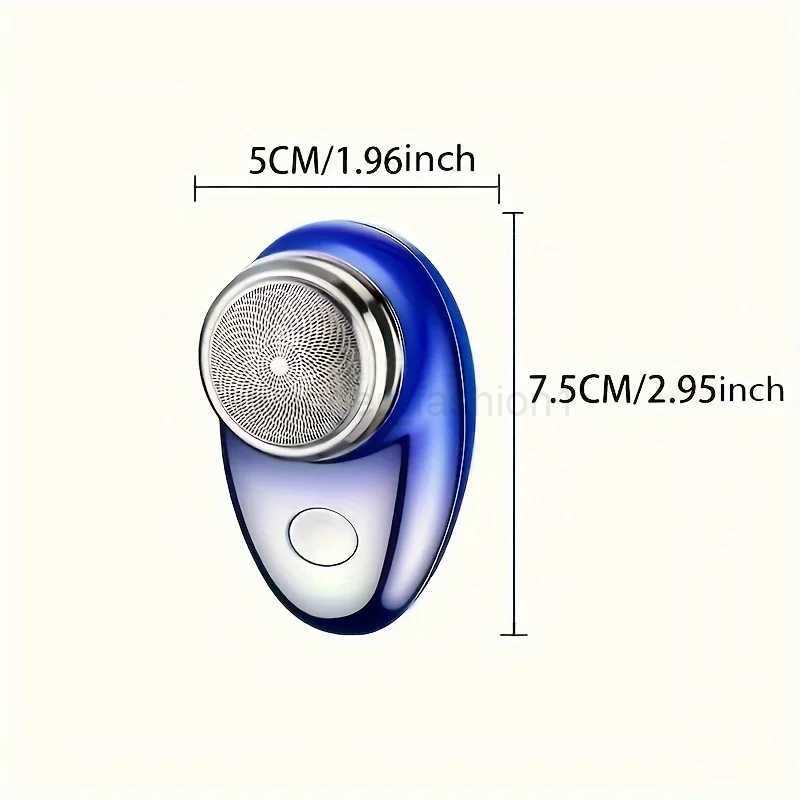 1pc-Mens electric mini shaver compact and portable travel car travel shaverB240709