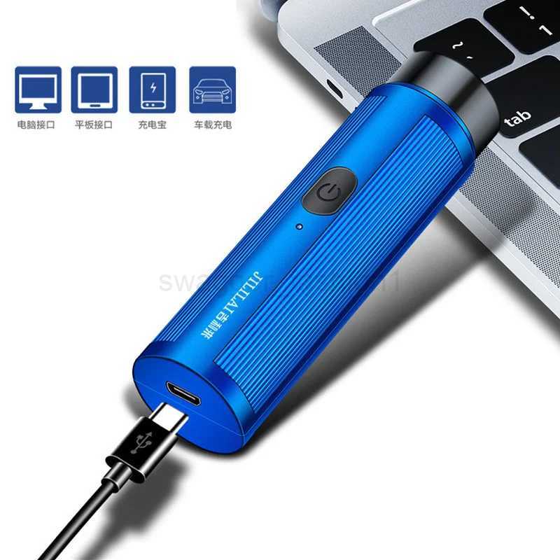 Portable Mini Electric Shaver Washable Beard Trimmer Men Shaver Razor USB Travel Face Full Body Shave Razors Shaving MachineB240709