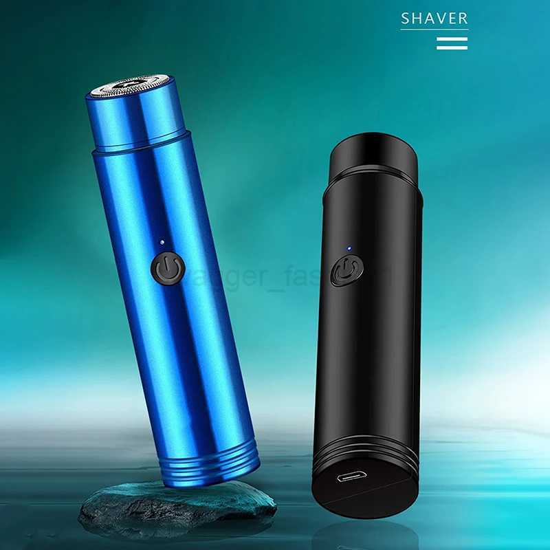 1Set Mini Electric Shaver For Men And Woman Rechargeable Portable Cordless Face Beard Razor Hair Trimmer Beard Hair Removal ToolB240709