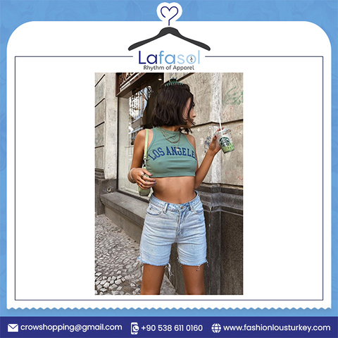 High Denim Women Best Quality Shorts From Turkey manufacture