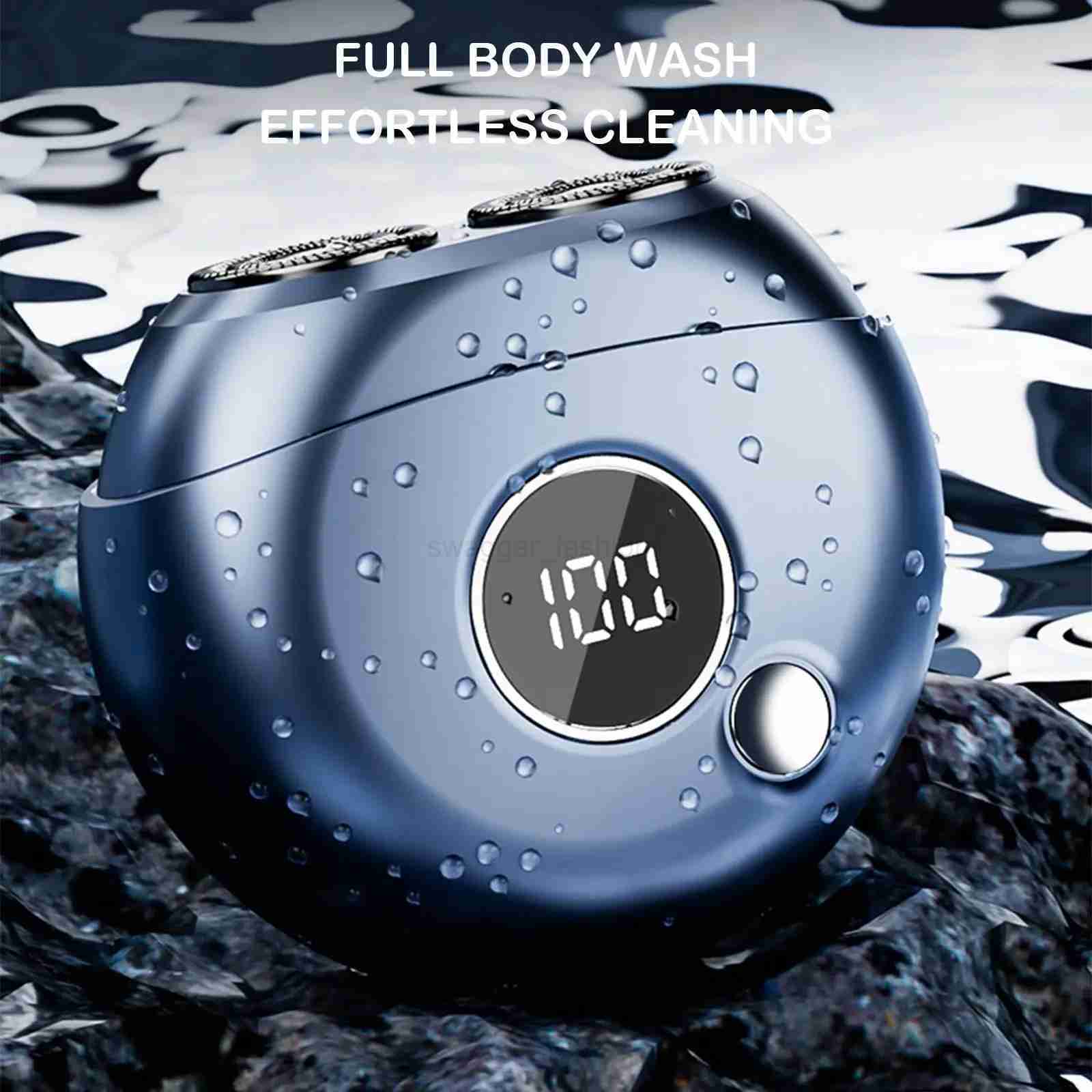 Portable Mini Electric Shaver IPX7 Waterproof Fast Charging Pocket Razor For Men Beard Trimmer Armpit Body Hair Shaving MachineB240709