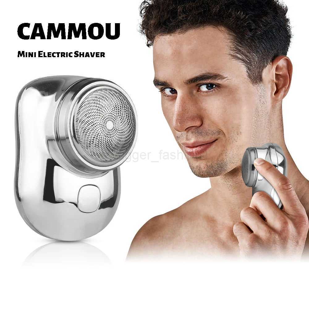 Mini Electric Shaver Portable Men Travel Razor Waterproof Wet Dry Double Use Beard Trimmer Type-c Fast Charging Shaving MachineB240709