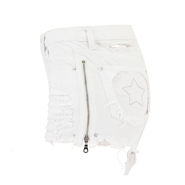 Wholesale High Waist Straight Zipper Sexy Womens Denim Shorts