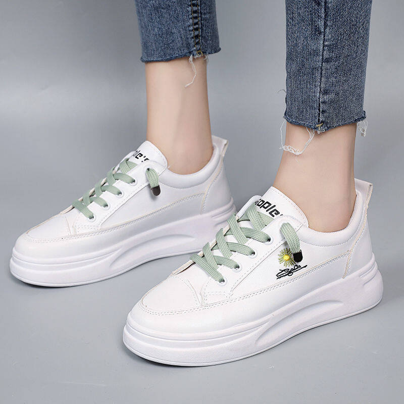 Little Daisy white shoe female spring summer joker breathable mesh surface thin shoes 2024 hot style sneakers new platform