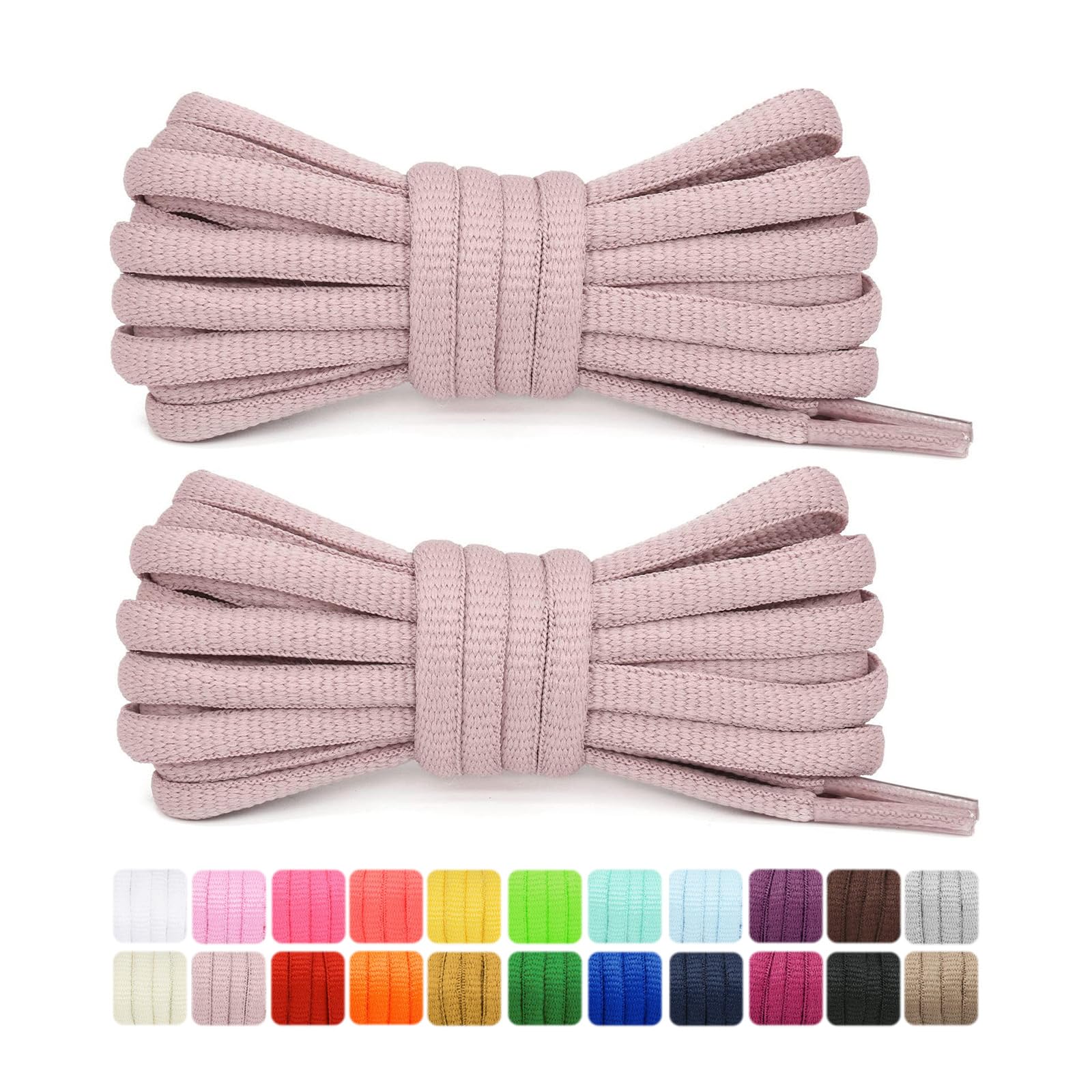 2 Pcs Flat Shoe Laces Sneakers Sneaker Laces Thick Shoe Rope
