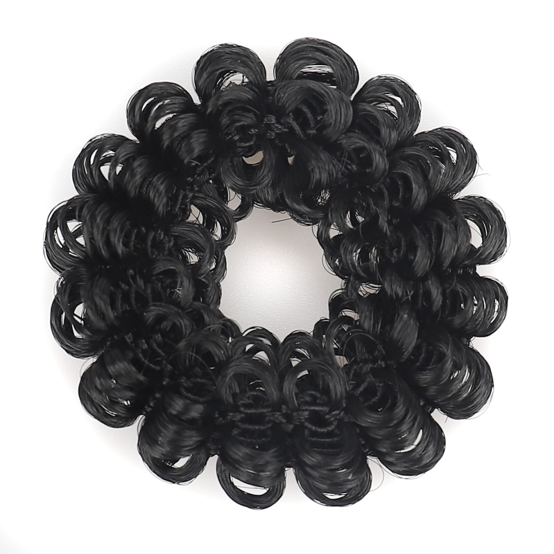 Hair Accessories Hair Band Pan-haired Flower Bud Headdress 2# 33# Color Meatball Like Hairstyle Synthetic Hair Bands