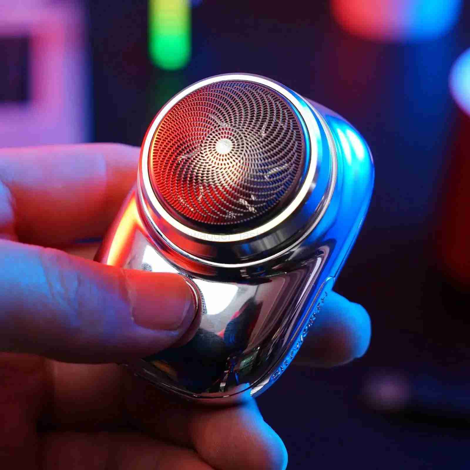Xiaomi Mens Electric Shaver Pocket Size Washable Mini Electric Shaver Rechargeable Portable Cordless Shaver Facial BeardB240709