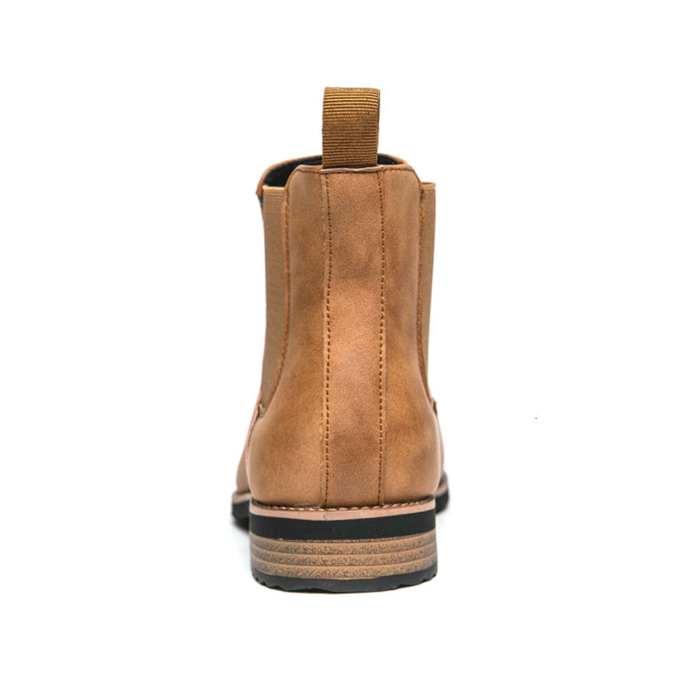 British Style For Men Ankel Business Dress Boots Antumn Bota Masculina Split Leather Shoes