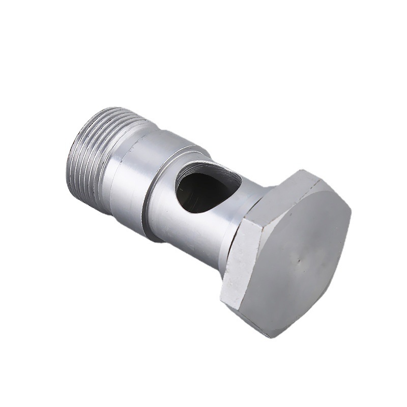 Stainless steel perforated bolt manufacturer supplies special-shaped screw welded stainless steel hydraulic joints