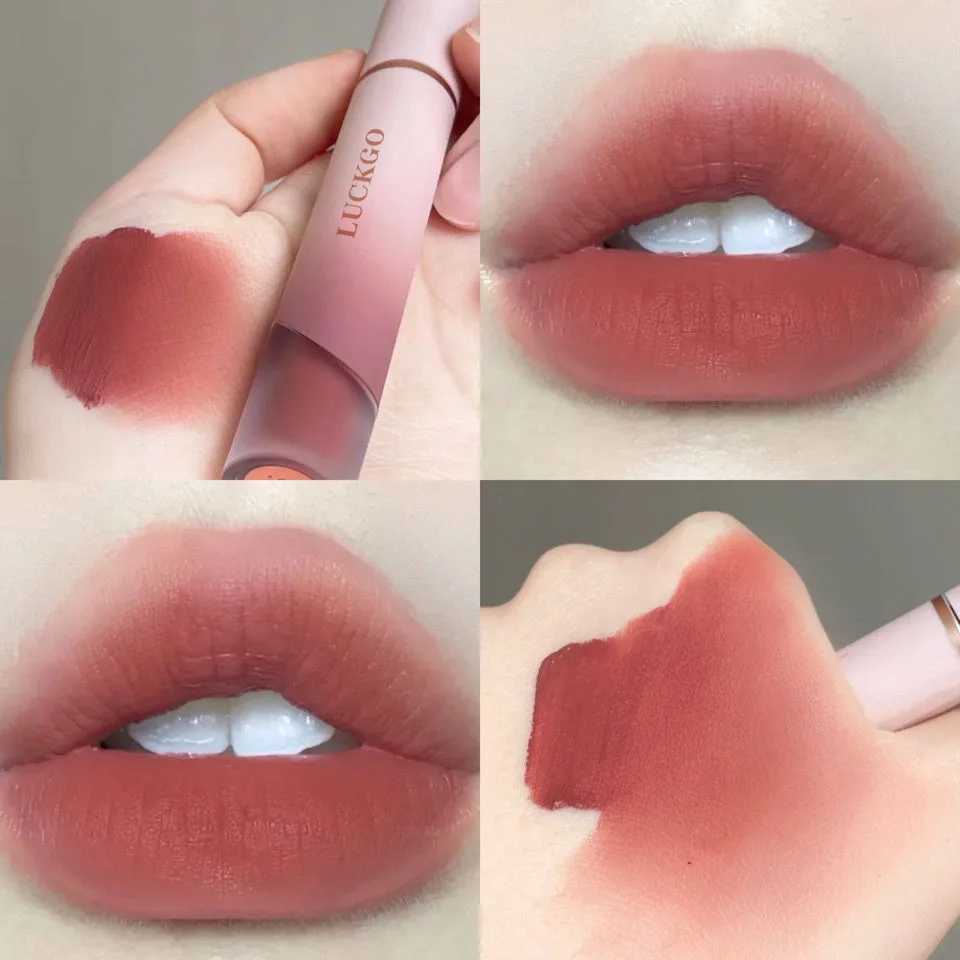 Velvet matte lipstick sexy red lip gloss moisturizing long-lasting lip gloss waterproof makeup Korean cosmetics 6 colors W241101