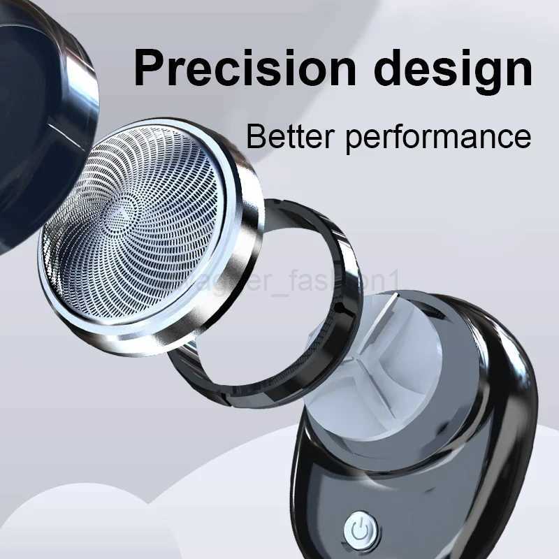 Electric Shaver Charging Mini Pocket Travel Razor Portable Wireless Detachable Shaver Facial Beard And Body Hair TrimmerB240709