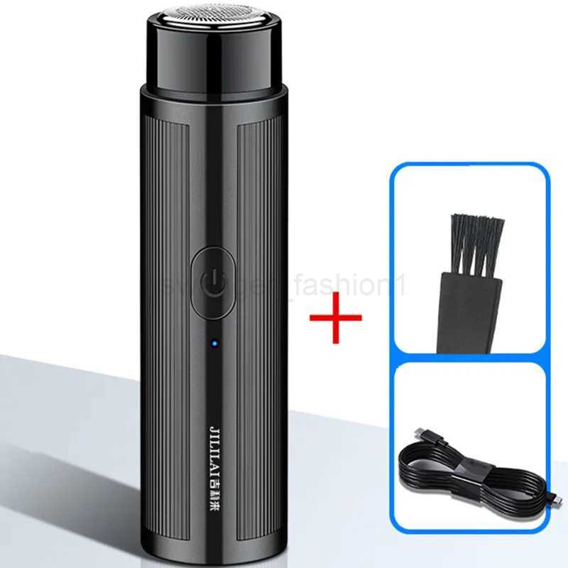 Portable Mini Electric Shaver Washable Beard Trimmer Men Shaver Razor USB Travel Face Full Body Shave Razors Shaving MachineB240709