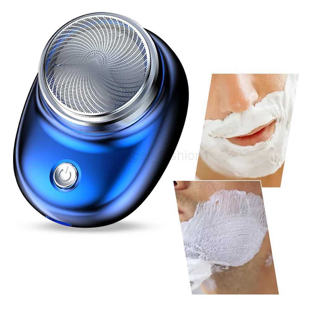Portable Electric Shaver USB Rechargeable Travel Attire Shaver Mini Shave Waterproof Shaver Gift Male Trimmer Shaving MachineB240709