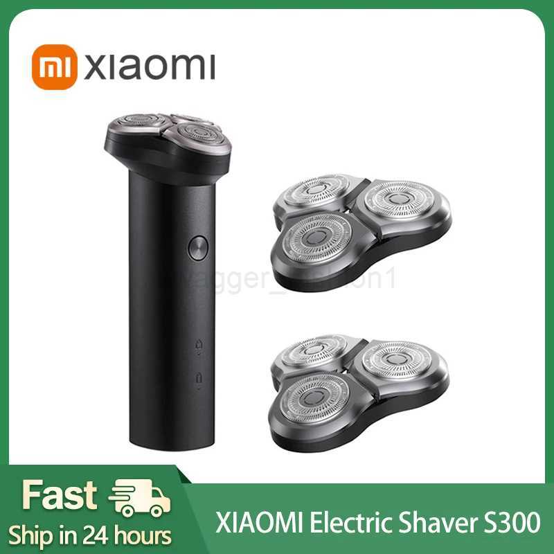 XIAOMI Mijia Electric Shaver S300 Dry Wet Shavers Triple Blade Razor Machine Automatic Beard Trimmer For Men IPX7 WaterproofB240709