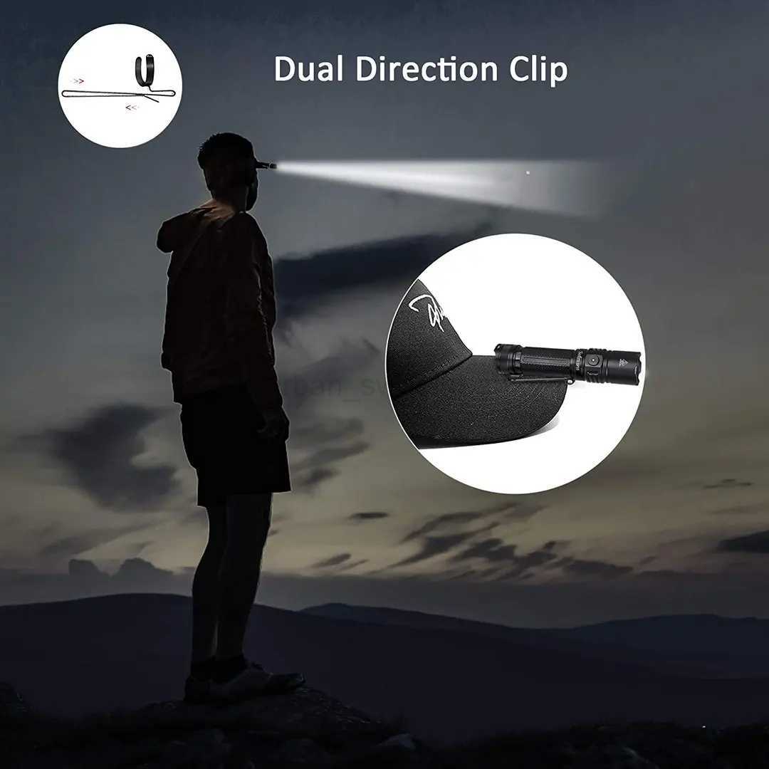 Sofirn SP35 Rechargeable 21700 LED Flashlight Type C 2A SST40 2200lm Torch with Power Indicator Update ATRCL240718