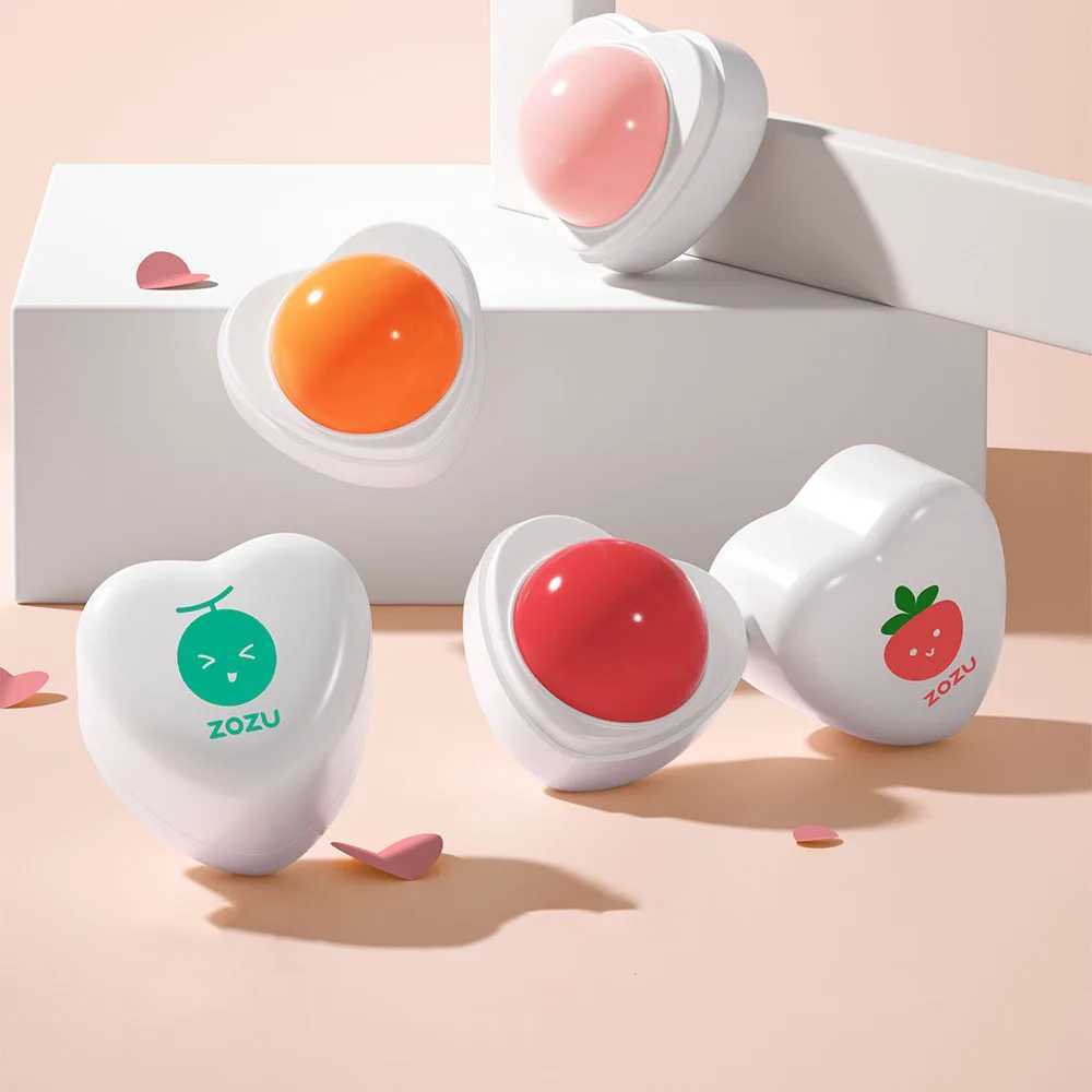 Fruit lipstick moisturizing heart strawberry peach lipstick repairing lip care beauty skin care productsW241223