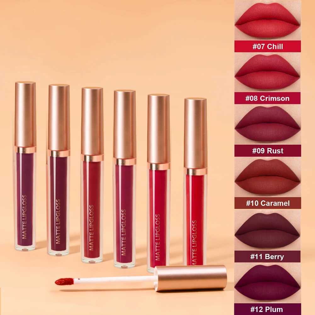 Matte lip gloss AB two sets not stained with cup mouth red lip gloss W241101