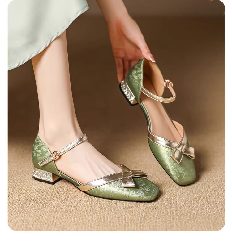 Shoes Ddmysports Women Summer New Design Commute Clunky Diamond Low Eel Black Free Shipping Outdoor