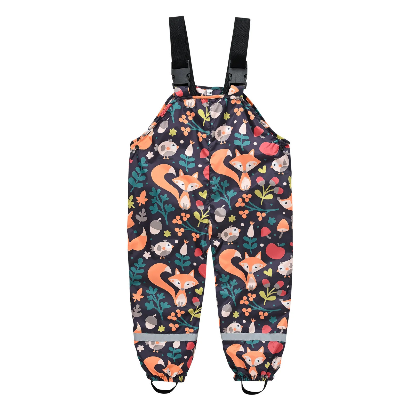 Baby Girls Rain Pants Waterproof Boys Jumpsuit Sport Childrens Bib Overalls Winter Toddler Kids Raincoat Trousers Clothes 240715