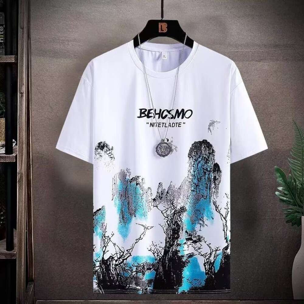 Short Sleeved T-shirt Men's Summer Loose Top