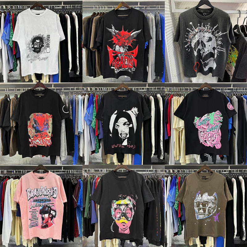 Designer T shirts Mens T-shirt Designer Tshirt Women Shirt Designer Trendy Brands Shirt Letter Printed Summer New Loose Fitting Retro Short Sleeved Tshirt 20ss