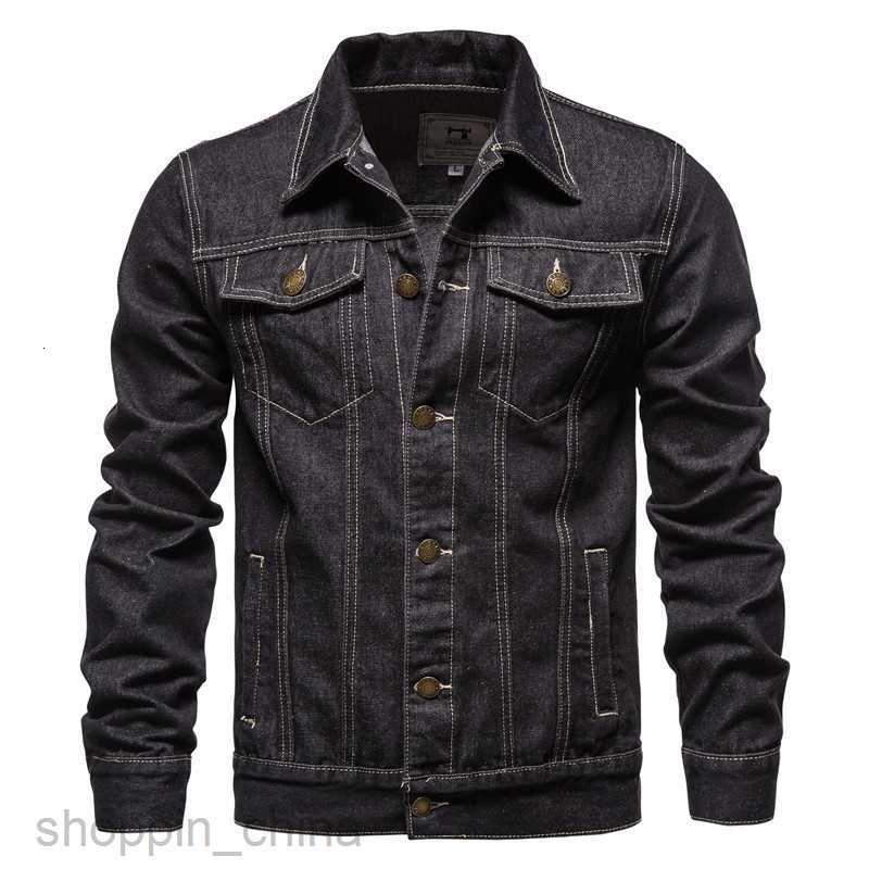 Mens Jackets Coats Spring New Men's Slim Fit Denim Jacket Large Fashion Casual Cardigan Coat