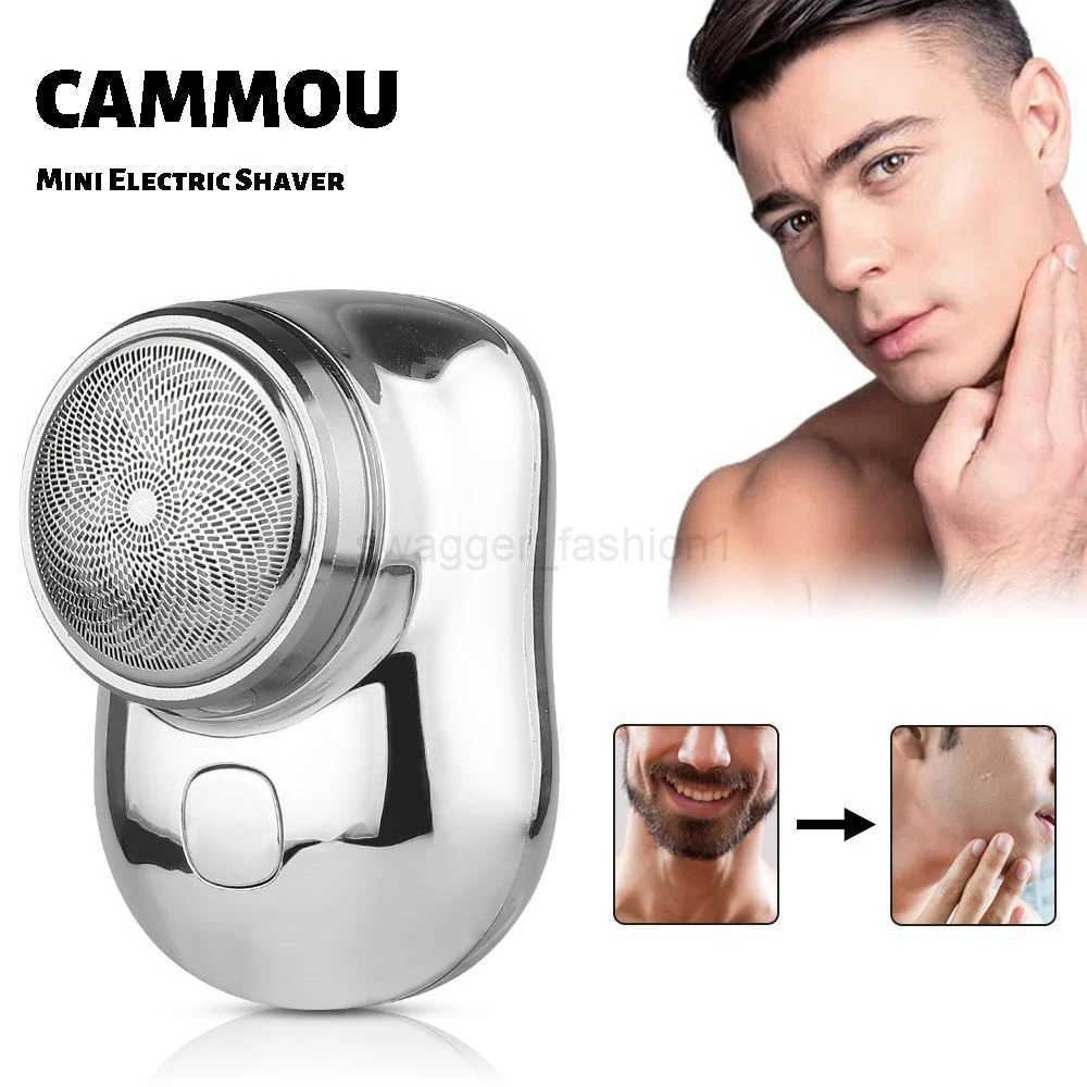 Mini Electric Shaver Portable Men Travel Razor Waterproof Wet Dry Double Use Beard Trimmer Type-c Fast Charging Shaving MachineB240709