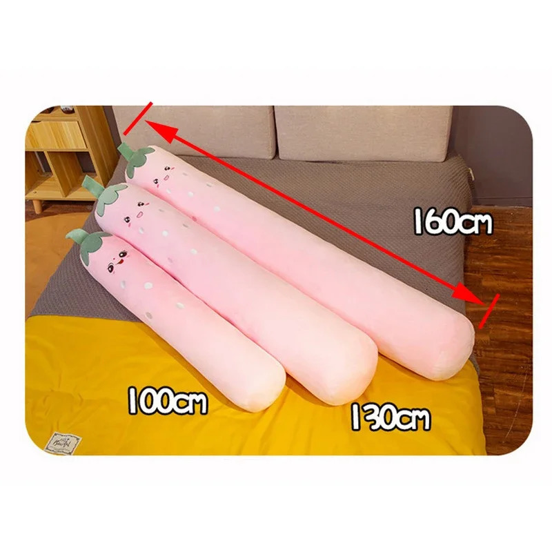 130cm Cartoon Pregnant Pillow Toy for Pregnancy Cute Long Soft Office Lunch Break Nap Sleep Pillow Cushion Stuffed Gift 240703