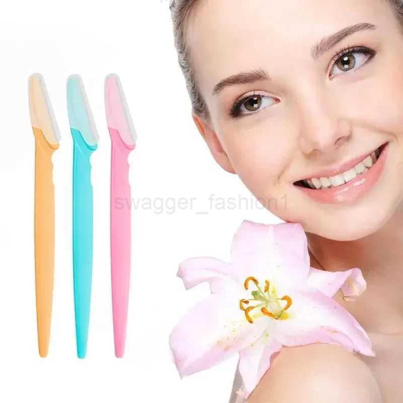 1Pcs Eyebrow Trimmer Makeup Tools Safe Eye Brow Razor Face Body Hair Removal Shaver Blades Woman Eyebrows Shaping KnifeB240709