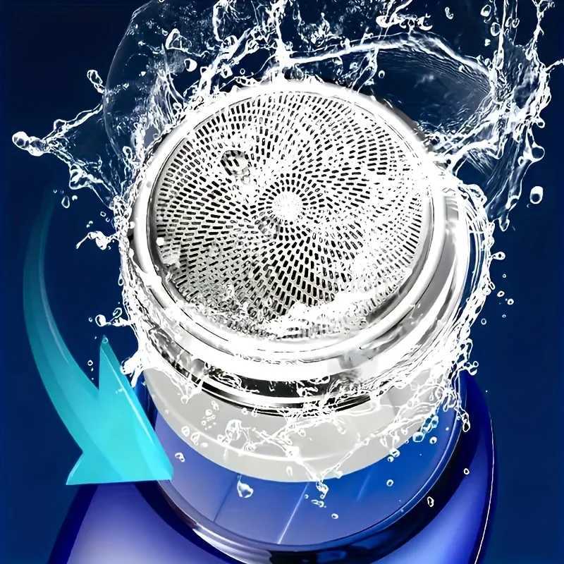 1pc-Mens electric mini shaver compact and portable travel car travel shaverB240709