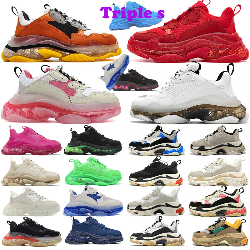 Designer Sport Outdoor Designer S Luxury Sneakers Men Women Running football Triple White Black Yellow Pink Burgundy Leather Mens Trainers Sport Outdoor Shoes