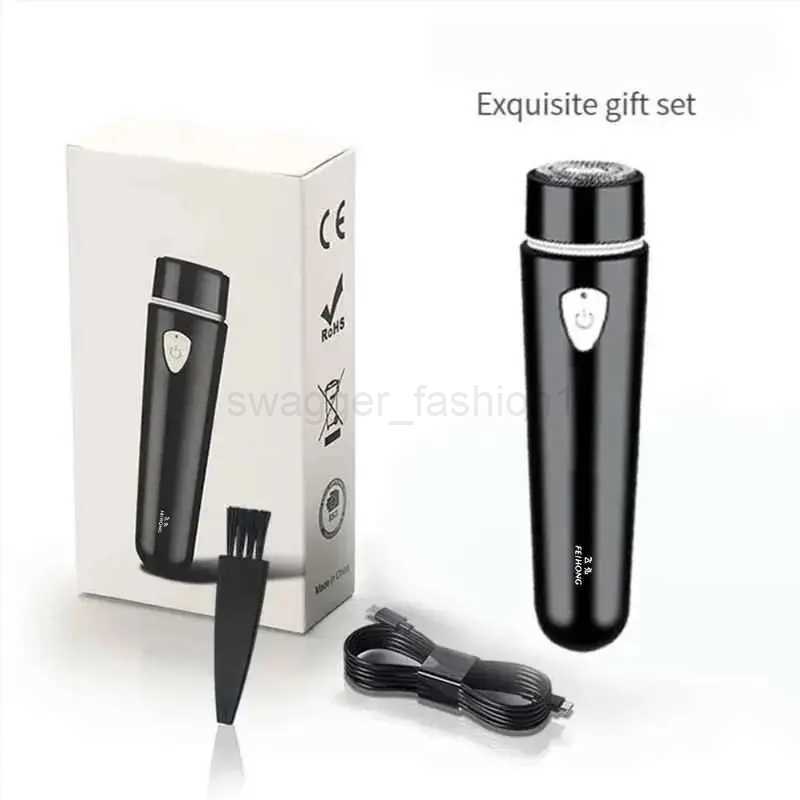 Portable Mini Electric Shaver Portable Rechargeable Home Travel Beard Razor Fast Clean Shave Without Tearing BeardB240709