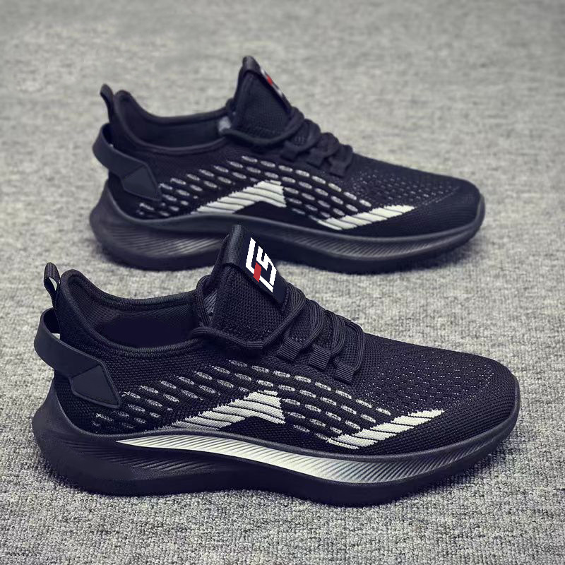 2024 Large Breathable and Comfortable Sneakers with Stylish and Versatile Mesh for Men's Running Shoes