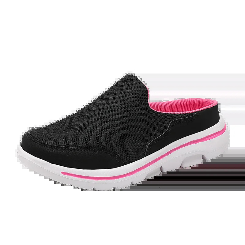 Big Size 47 48 49 Summer Men Half Shoes Slippers Slides Slip On Shoes Women Mesh Breathable Soft Comfortable Drop 240718