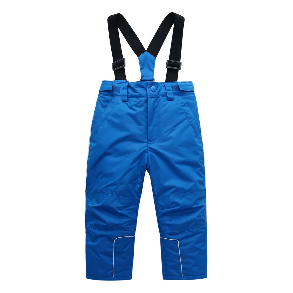 HONEYKING Kids Ski Pants Winter Outdoor Waterproof Warm Ski Trousers Boys And Girls Jumpsuit Overalls Tracksuits Kids Snow Pants 240715