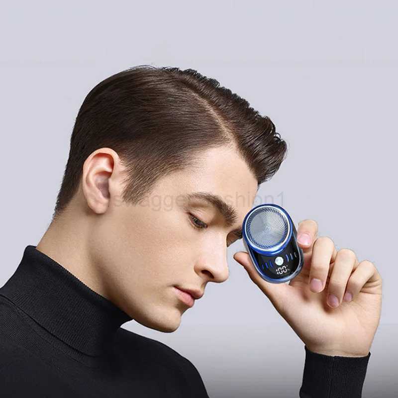 New Mini Electric Travel Shaver For Men Portable Pocket Shaver Cordless Shaving Face Razor Rechargeable Beard Trimmer RazorsB240709