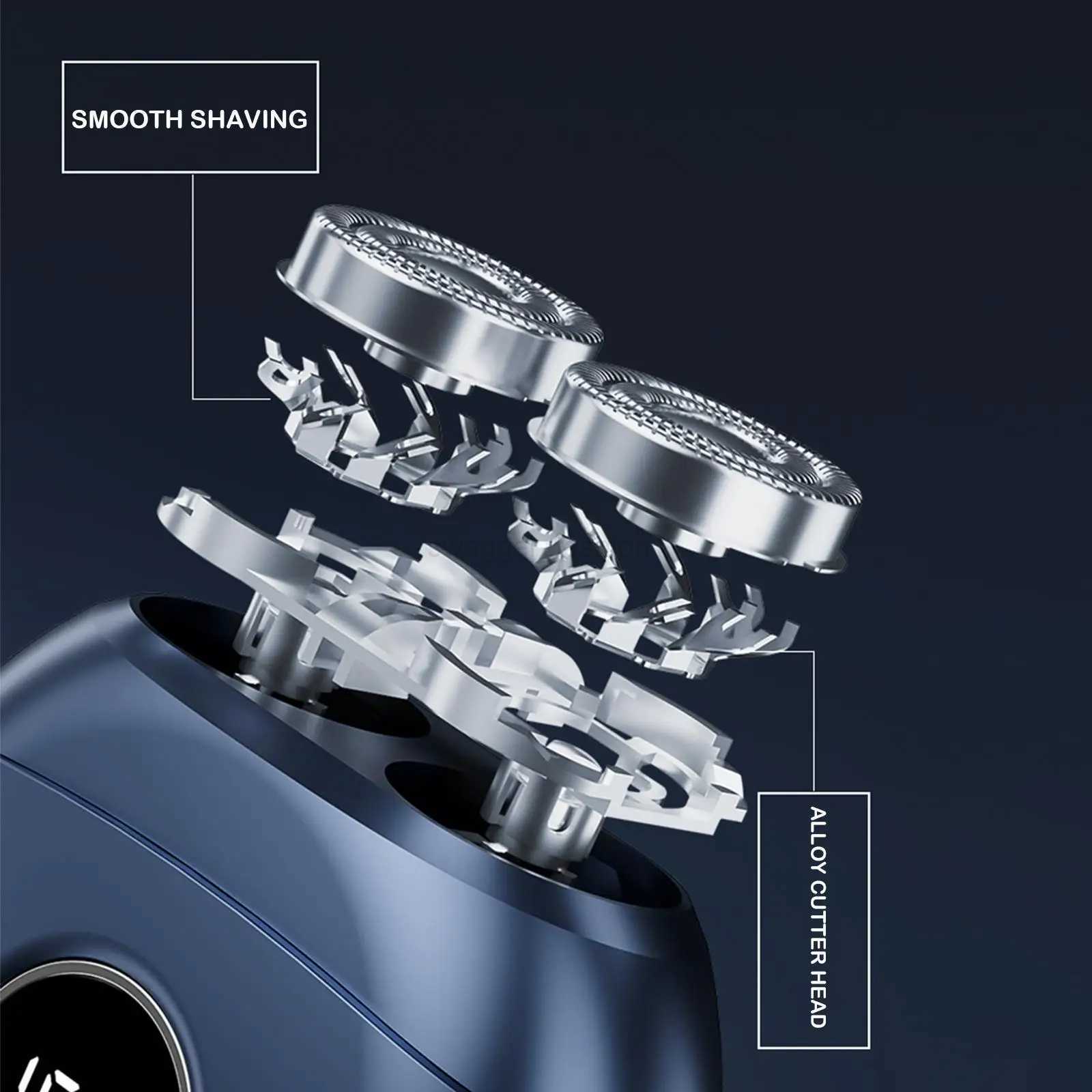 Portable Mini Electric Shaver IPX7 Waterproof Fast Charging Pocket Razor For Men Beard Trimmer Armpit Body Hair Shaving MachineB240709