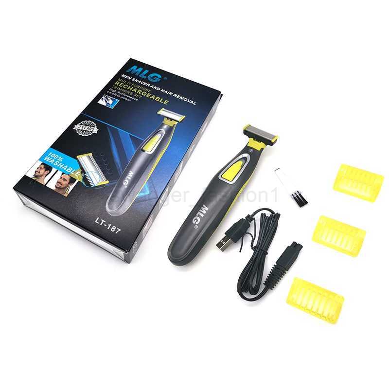 Electric Shaver Man Trimmer Knife Portable Waterproof Washable Beard Male Razor Shaver Epilator Body Hair Groomer For MenB240709
