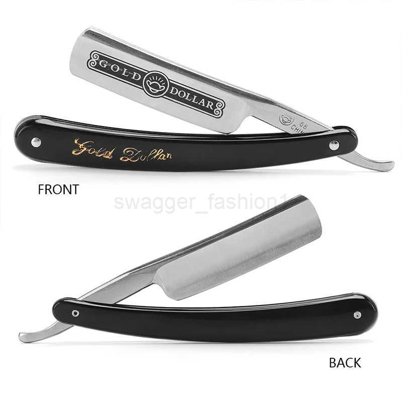 Barber Professional 66 Shaving Straight Razor Classic Manual Sharp Razors Folding Knife Men Stainless Steel ShaverB240709