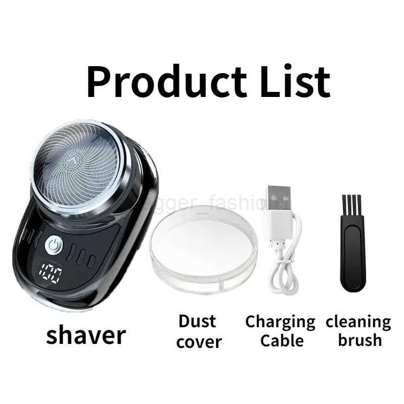 Electric Shaver Mini Portable Waterproof Shaver Usb Rechargeable Travel Detachable Razor Beard Body Hair Trimmer Remover 2024B240709