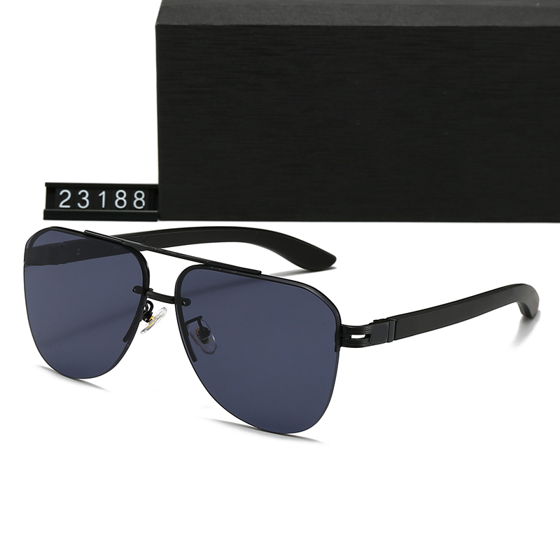 23188 AJ Men Classic Brand Retro women Sunglasses Luxury Designer Eyewear Metal Frame Designers Sun Glasses Woman glass lenses With box