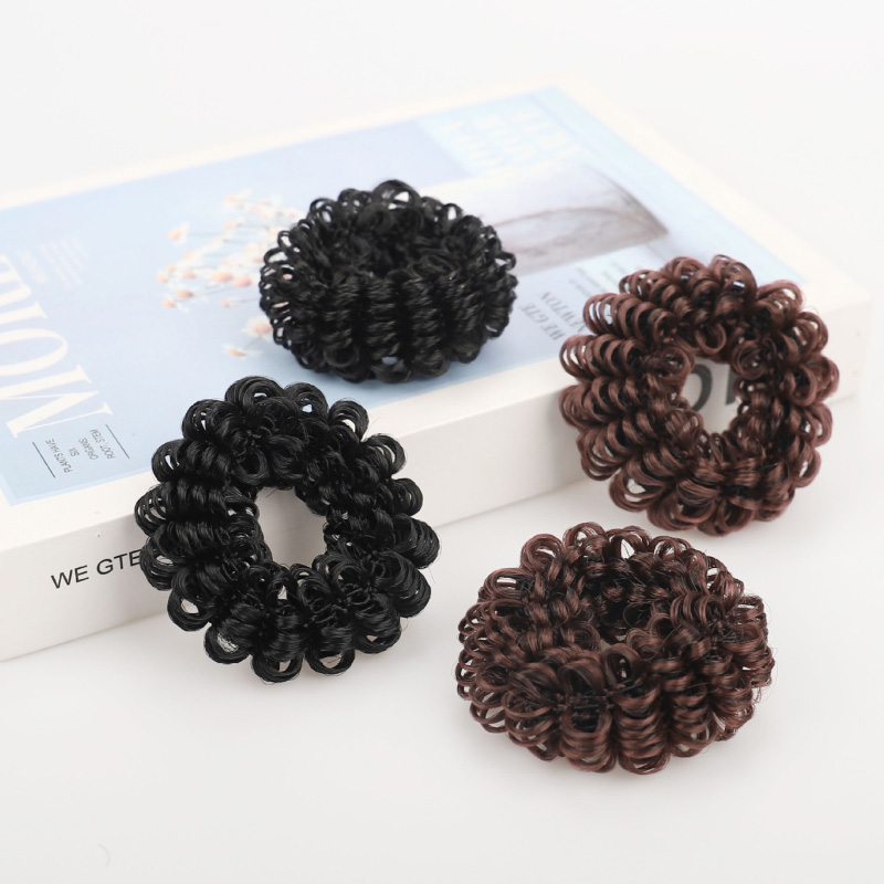 Hair Accessories Hair Band Pan-haired Flower Bud Headdress 2# 33# Color Meatball Like Hairstyle Synthetic Hair Bands