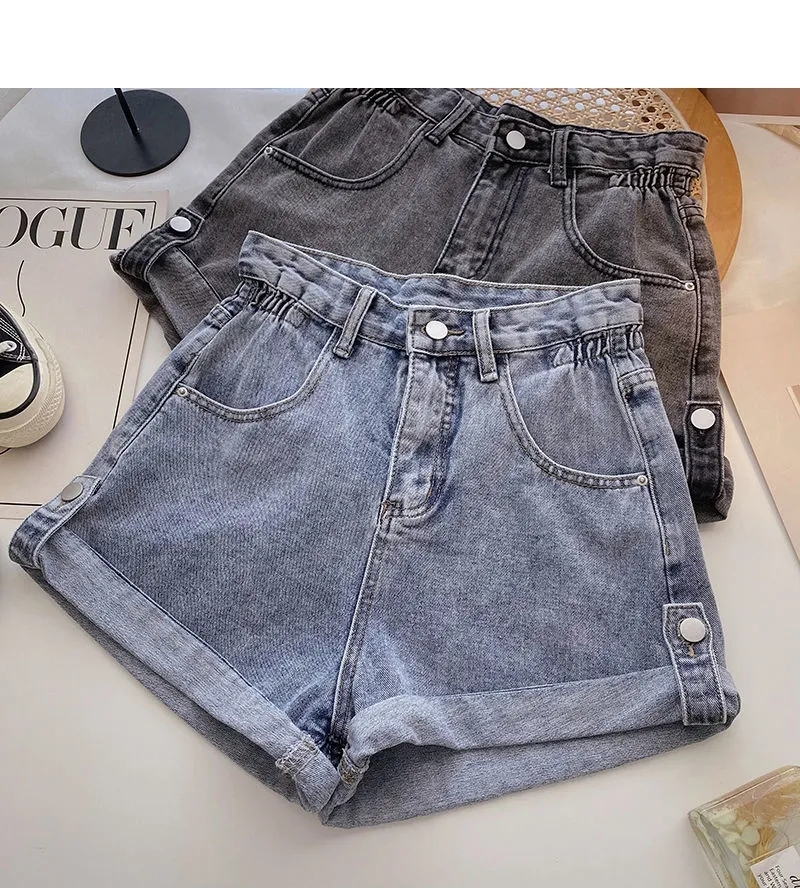 Fashion Streetwear Ladies Jeans Tassel High Waist Short Pants Sexy Denim Jean Shorts For Women